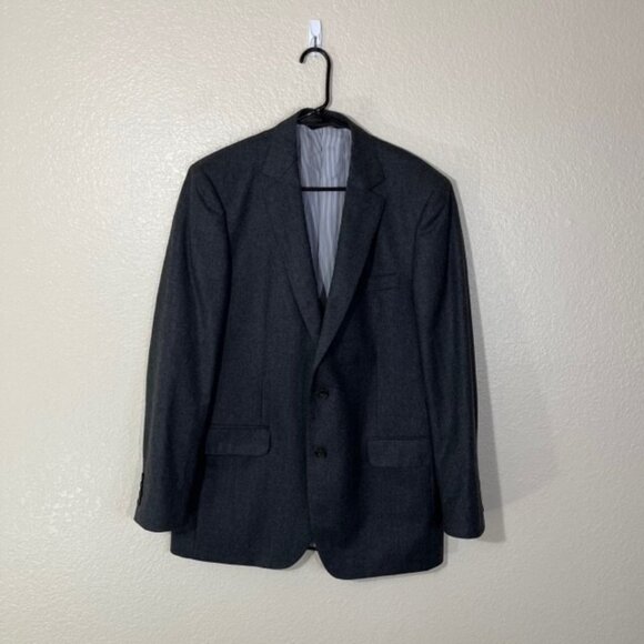 Brooks Brothers 1818 Fitzgerald Gray Vitale Wool Blazer Jacket EUC 41L